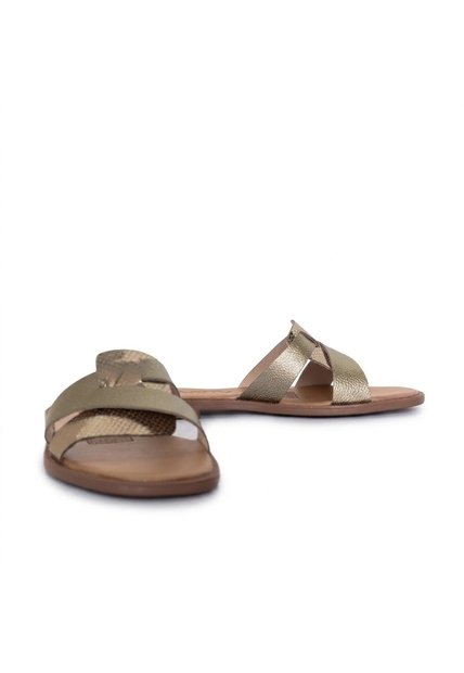 Sandalia Plana Para Mujer 23C10-Z19 LUNA X FOLIA CUERO ZAVATTY
