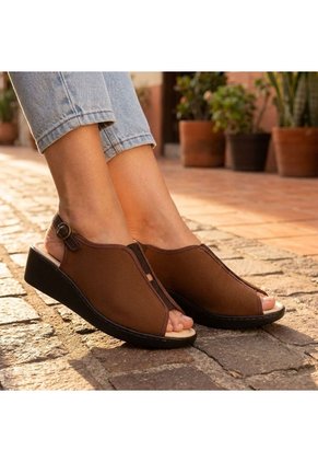 Romulo Sandalia Para Mujer RO3119 CAFE ZAVATTY