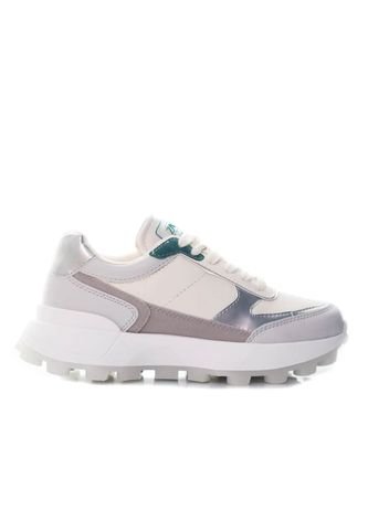 Tenis Para Mujer 183-Z273 GRIS BEIGE XPLATA ZAVATTY Zavatty