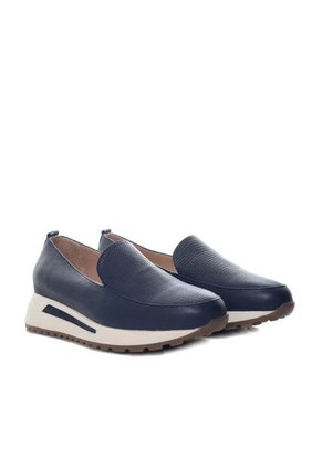 Mocasin Para Mujer H-GINA AZUL CUERO ZAVATTY