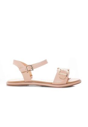Sandalia Plana Para Mujer V1030-Z84 NUDE GRAVADO ZAVATTY