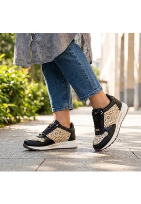 Tenis Para Mujer TA1065 TALCO X TELA AZUL ZAVATTY