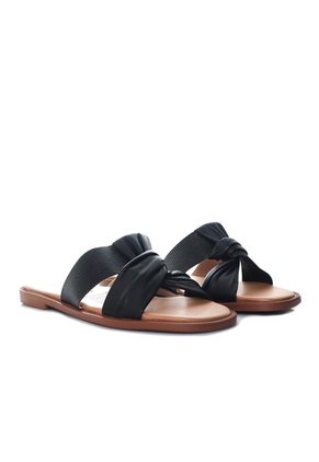 Sandalia Plana Para Mujer 23C13-Z19 NEGRO ZAVATTY