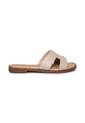 Sandalia Plana Para Mujer HERMES-Z19 CREMA CUERO ZAVATTY de Zavatty