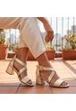 Sandalia Para Mujer 2355-Z148 CHAMPAÑA ZAVATTY de Zavatty