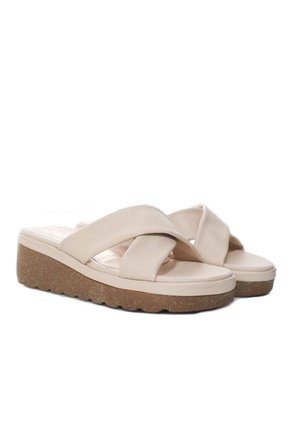 Sandalia Plataforma Baja Para Mujer P056-Z25 NUDE ZAVATTY