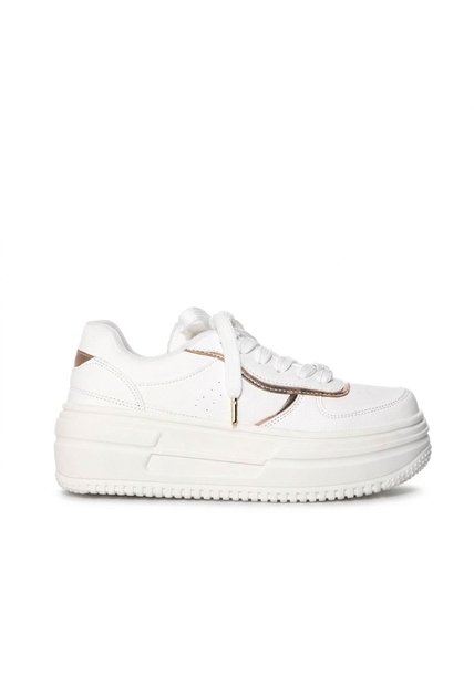 Tenis Para Mujer 1171-Z518 BLANCO X ORO ROSA ZAVATTY