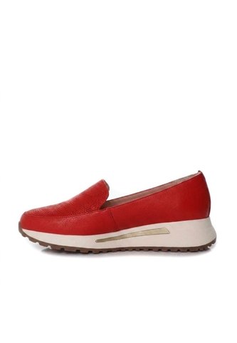 Mocasin Para Mujer H-GINA ROJO CUERO ZAVATTY Zavatty