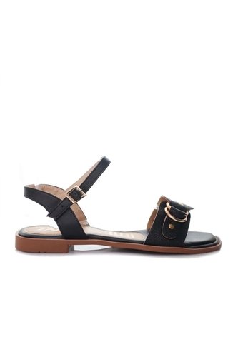 Sandalia Plana Para Mujer V221-Z84 NEGRO ZAVATTY Zavatty