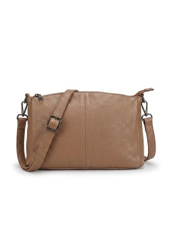Manos Libres Para Mujer BOLZ5250C CAFE CUERO ZAVATTY Zavatty