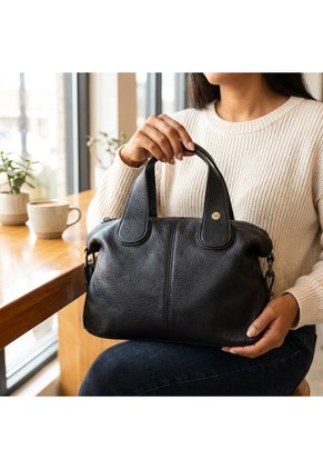 Manos Libres Para Mujer BOLZ5008C NEGRO CUERO ZAVATTY