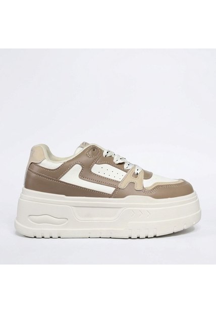 Tenis Para Mujer 250510-Z477 BEIGEXKAKI ZAVATTY