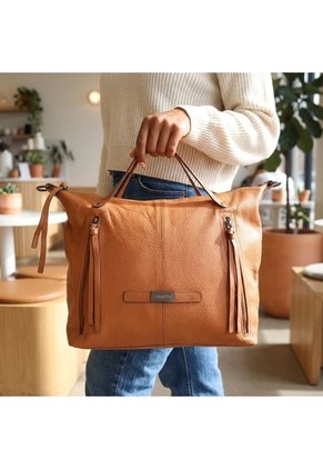 Bolso Para Mujer BOLZ5052C MIEL CUERO ZAVATTY