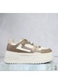 Tenis Para Mujer 250510-Z477 BEIGEXKAKI ZAVATTY de Zavatty