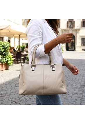 Bolso Para Mujer BOLZ6010C BEIGE CUERO ZAVATTY