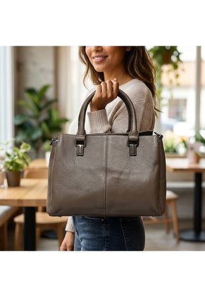 Bolso Para Mujer BOLZ6010C MOCA CUERO ZAVATTY