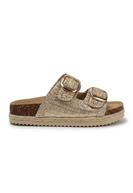 Sandalia Canoa Para Mujer 26109-Z718 DORADO ZAVATTY