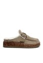 Zueco Para Mujer 26111-Z718 TAUPE CUERO ZAVATTY de Zavatty