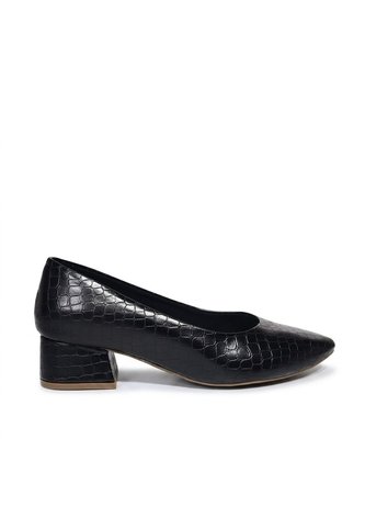 Tacon Para Mujer 3009-Z148 NEGRO COCODRILO ZAVATTY Zavatty