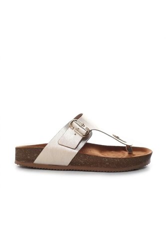 Sandalia Plana Para Mujer 2000-Z620 CHAMPAÑA ZAVATTY Zavatty