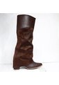 Bota Plana Para Mujer 2661-Z22 CAFE ZAVATTY de Zavatty