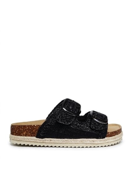 Sandalia Canoa Para Mujer 26109-Z718 NEGRO ZAVATTY