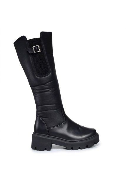 Bota Plana Para Mujer 781-Z96 NEGRO ZAVATTY