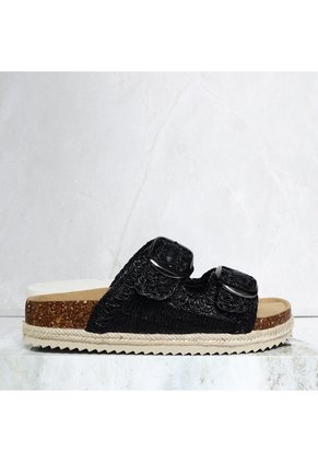 Sandalia Canoa Para Mujer 26109-Z718 NEGRO ZAVATTY