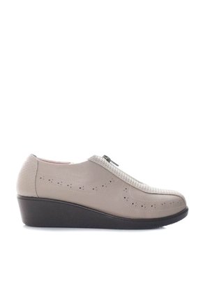 Mocasin Para Mujer H-ANDREA TAUPE CUERO ZAVATTY