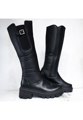 Bota Plana Para Mujer 781-Z96 NEGRO ZAVATTY
