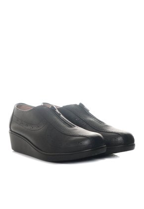 Mocasin Para Mujer H-ANDREA NEGRO CUERO ZAVATTY