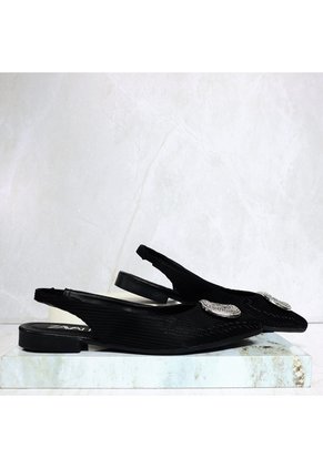 Baleta Cerrada Para Mujer K625-Z436 NEGRO ZAVATTY