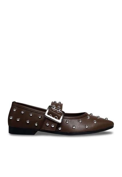 Baleta Cerrada Para Mujer K604-Z436 CHOCOLATE ZAVATTY