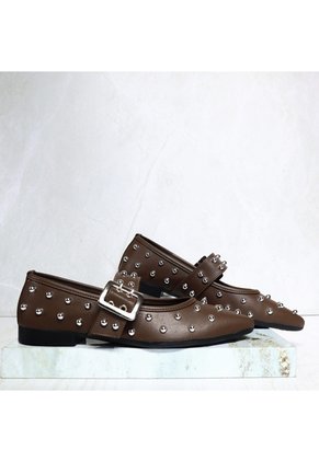 Baleta Cerrada Para Mujer K604-Z436 CHOCOLATE ZAVATTY