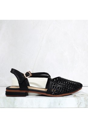 Baleta Cerrada Para Mujer V014-Z84 NEGRO ZAVATTY