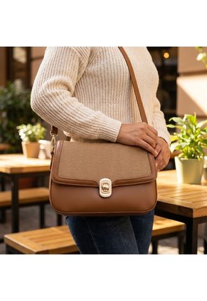 Bolso Para Mujer BOLZ7430 MIEL ZAVATTY