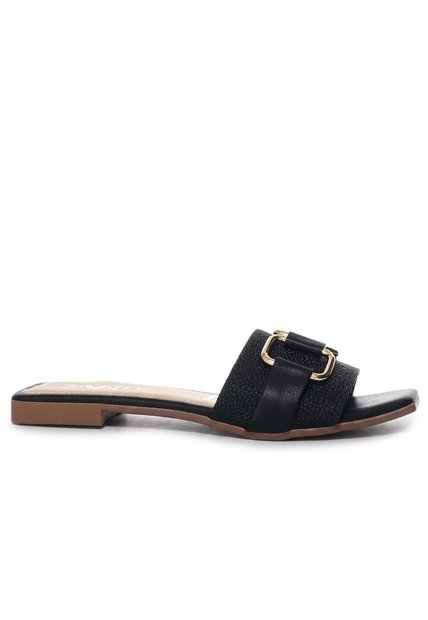 Sandalia Plana Para Mujer V636-Z84 NEGRO ZAVATTY