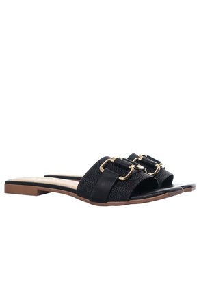 Sandalia Plana Para Mujer V636-Z84 NEGRO ZAVATTY