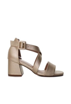 Sandalia Tacon Para Mujer 2355-Z148 CHAMPAÑA ZAVATTY