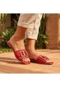 Sandalia Plana Para Mujer V636-Z84 ROJO ZAVATTY de Zavatty