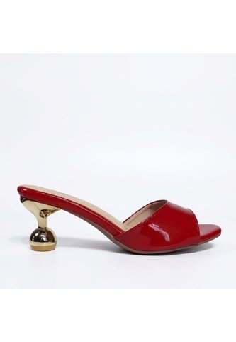 Sandalia 5 1/2 Para Mujer Z211-Z687 ROJO CHAROL ZAVATTY Zavatty