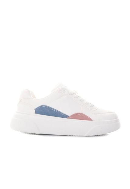 Tenis Para Mujer TA931 TALCO ROSA AZUL ZAVATTY
