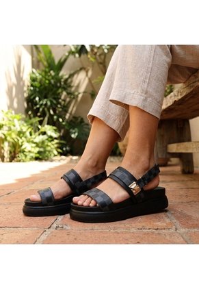 Sandalia Canoa Para Mujer V933-Z84 TALCO CUADROS ZAVATTY