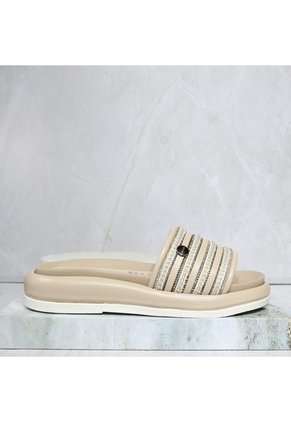 Sandalia Canoa Para Mujer V964-Z84 BEIGE ZAVATTY