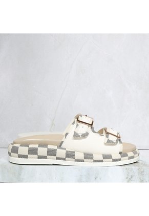Sandalia Canoa Para Mujer V941-Z84 BEIGE ZAVATTY