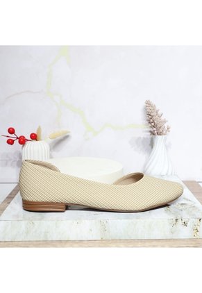 Baleta Para Mujer 1166-Z147 BEIGE ZAVATTY