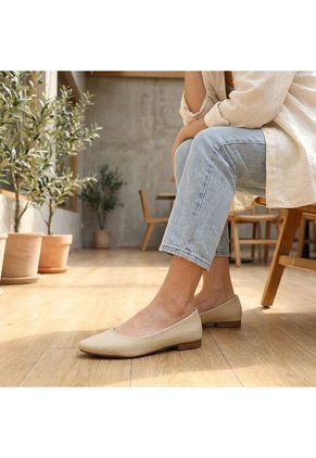 Baleta Para Mujer 1166-Z147 BEIGE ZAVATTY