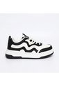 Tenis Para Mujer KF06-Z477 BLANCO X NEGRO ZAVATTY de Zavatty