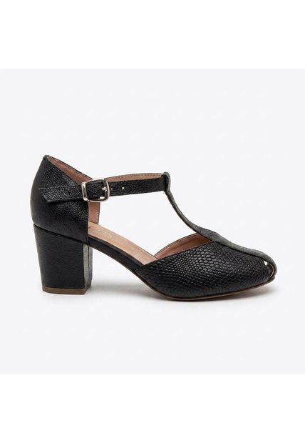 Sandalia Para Mujer H-SABA NEGRO CUERO ZAVATTY