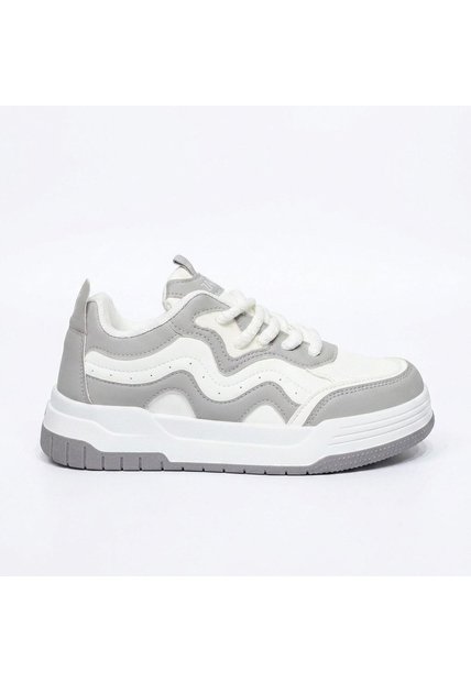 Tenis Para Mujer KF06-Z477 BLANCOX GRIS ZAVATTY